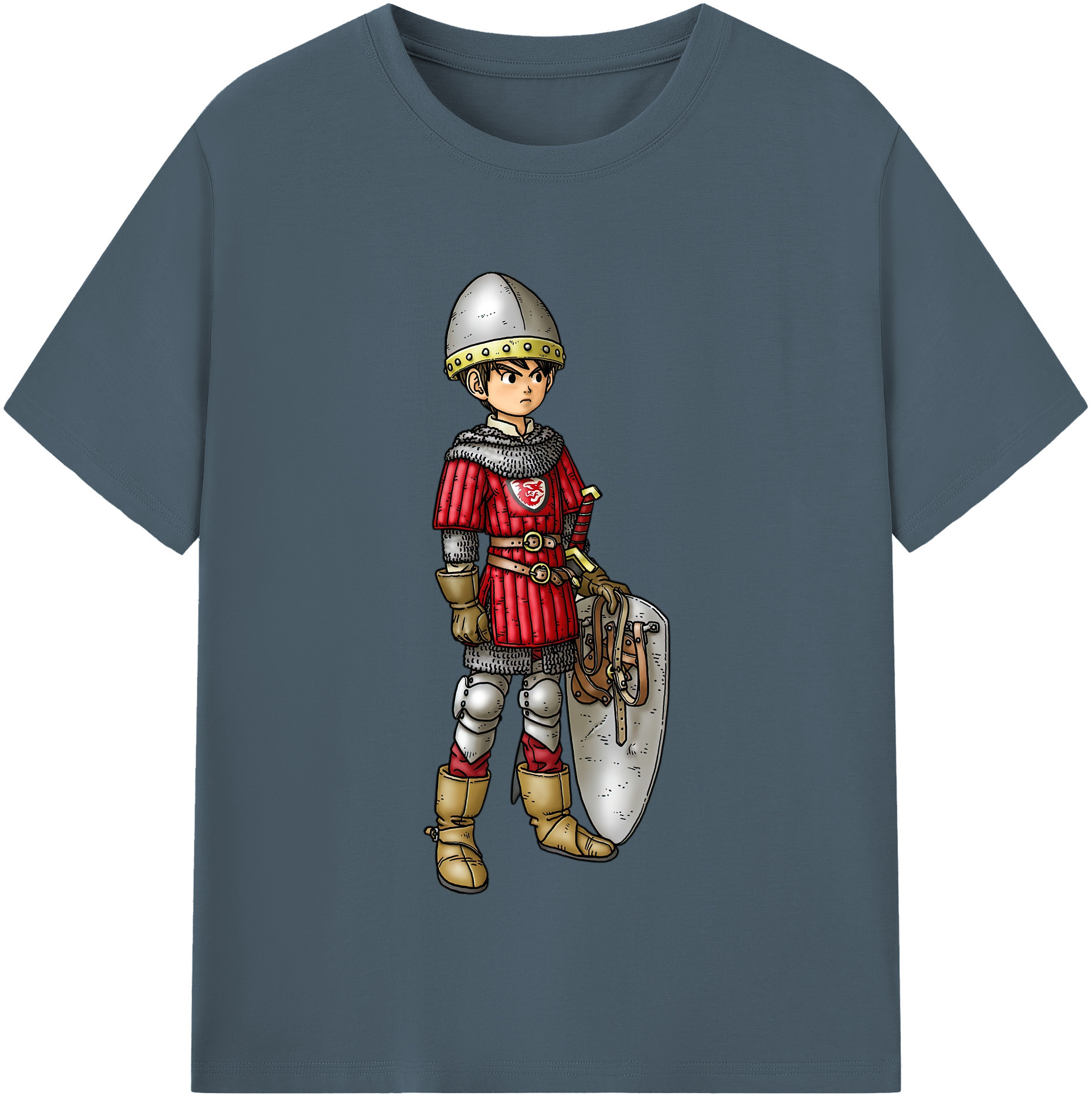 （画像用） ドラゴンクエスト Doragon Kuesuto Dragon Quest 綿100％半袖Tシャツ（フロントプリント）